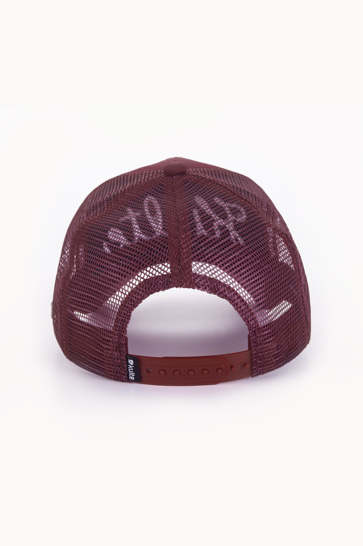 CASQUETTE SCRIPT BURGUNDY