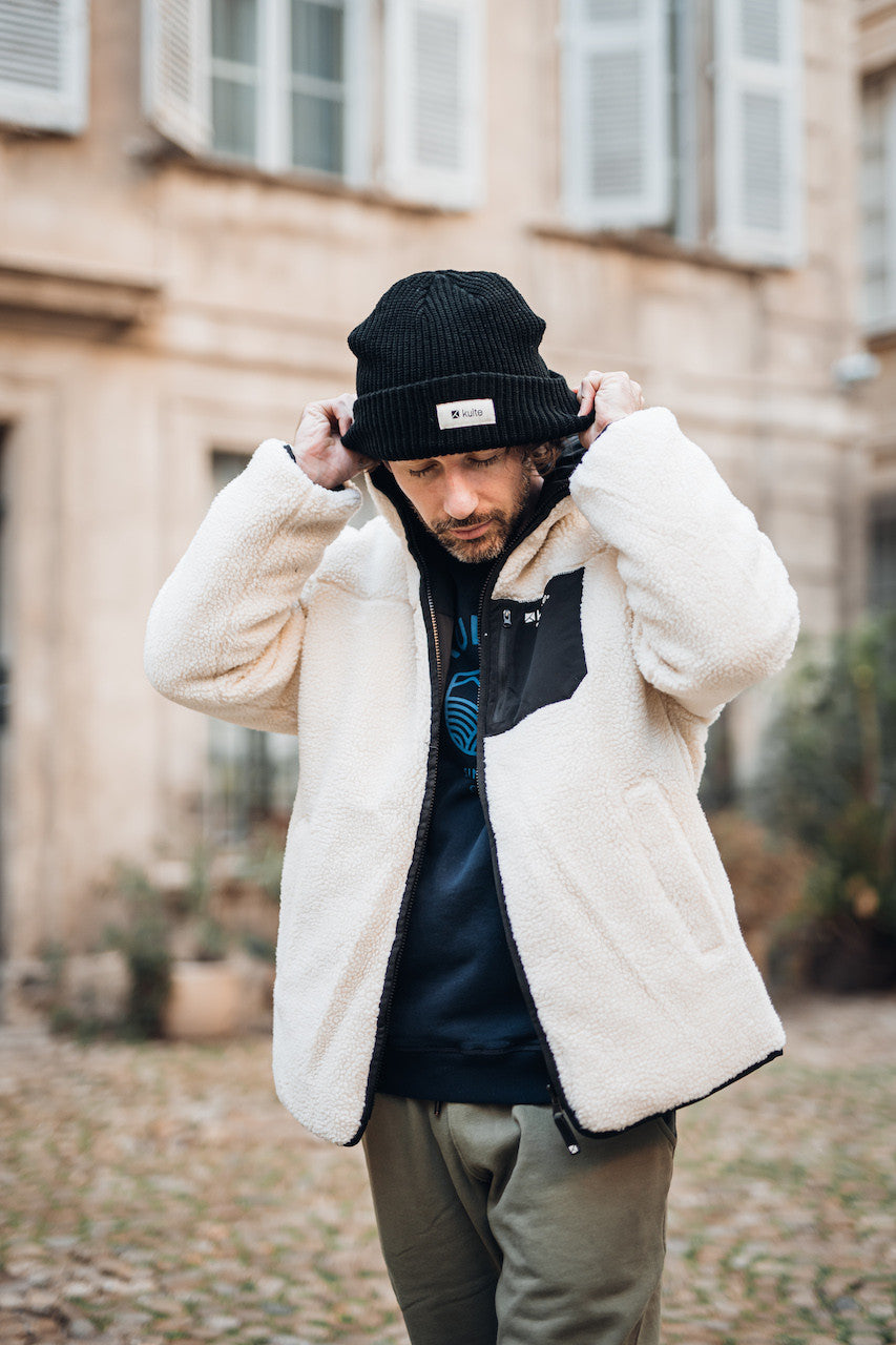 THE REVERSIBLE SHERPA OFF WHITE/BLACK