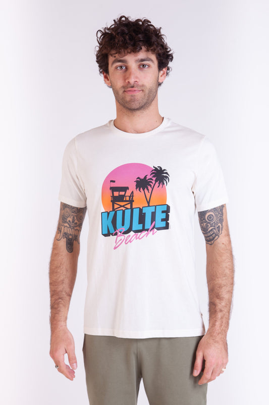 BEACH OFF WHITE T-SHIRT