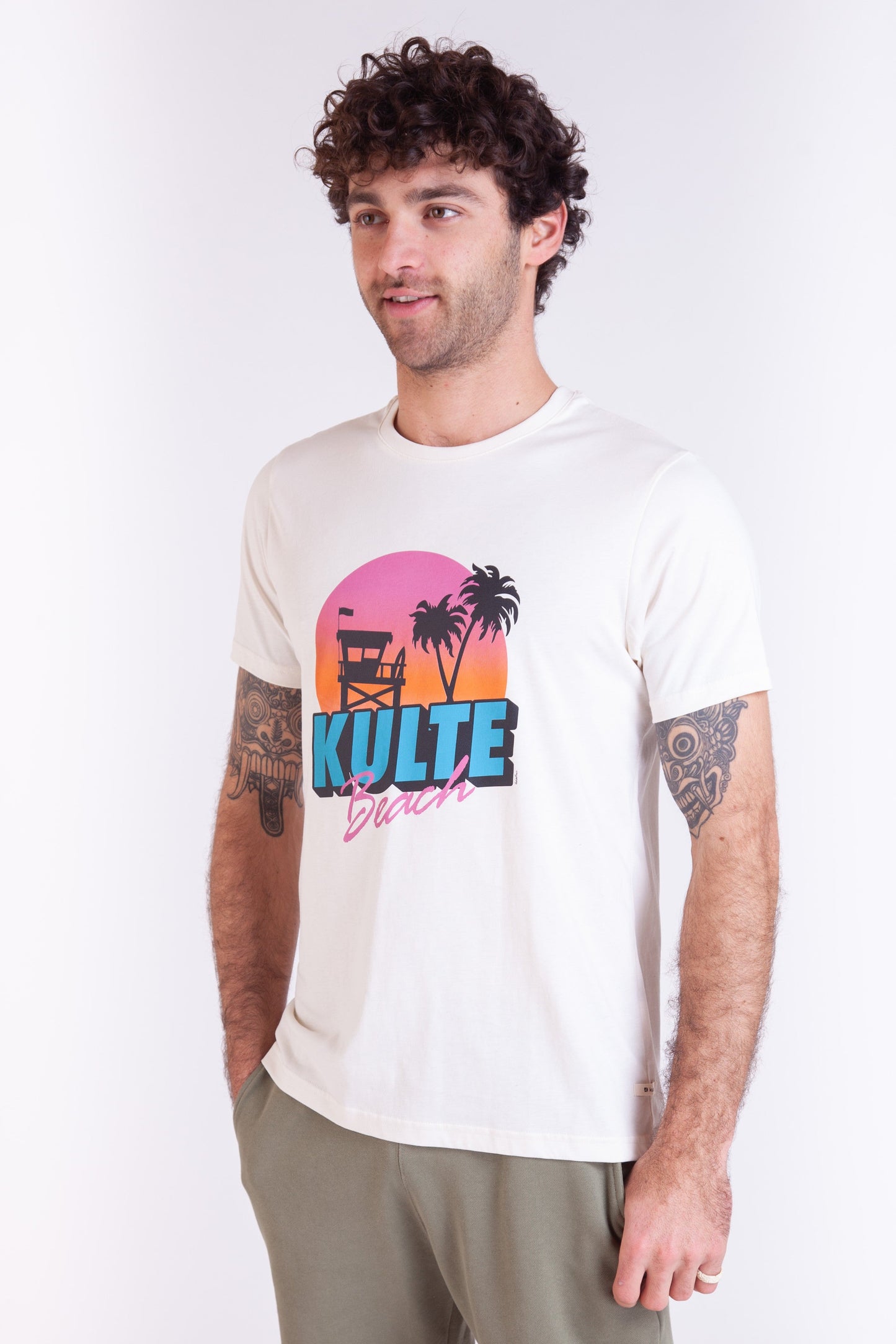 TEE SHIRT BEACH OFF WHITE