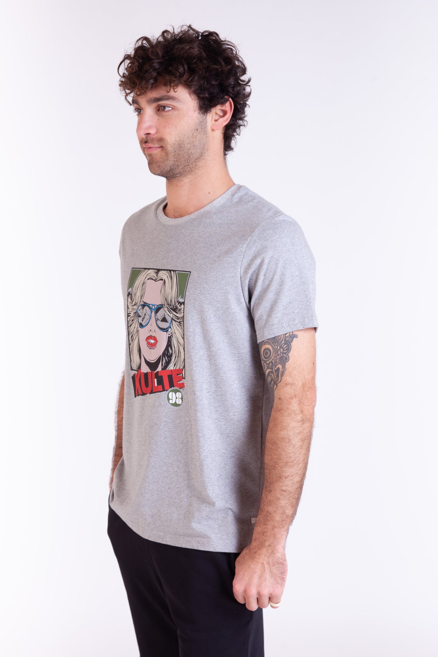 TEE SHIRT WTF GREY