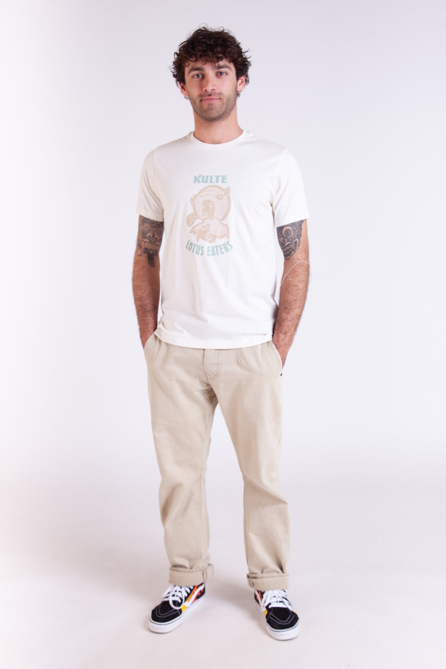 LOTUS OFF WHITE T-SHIRT