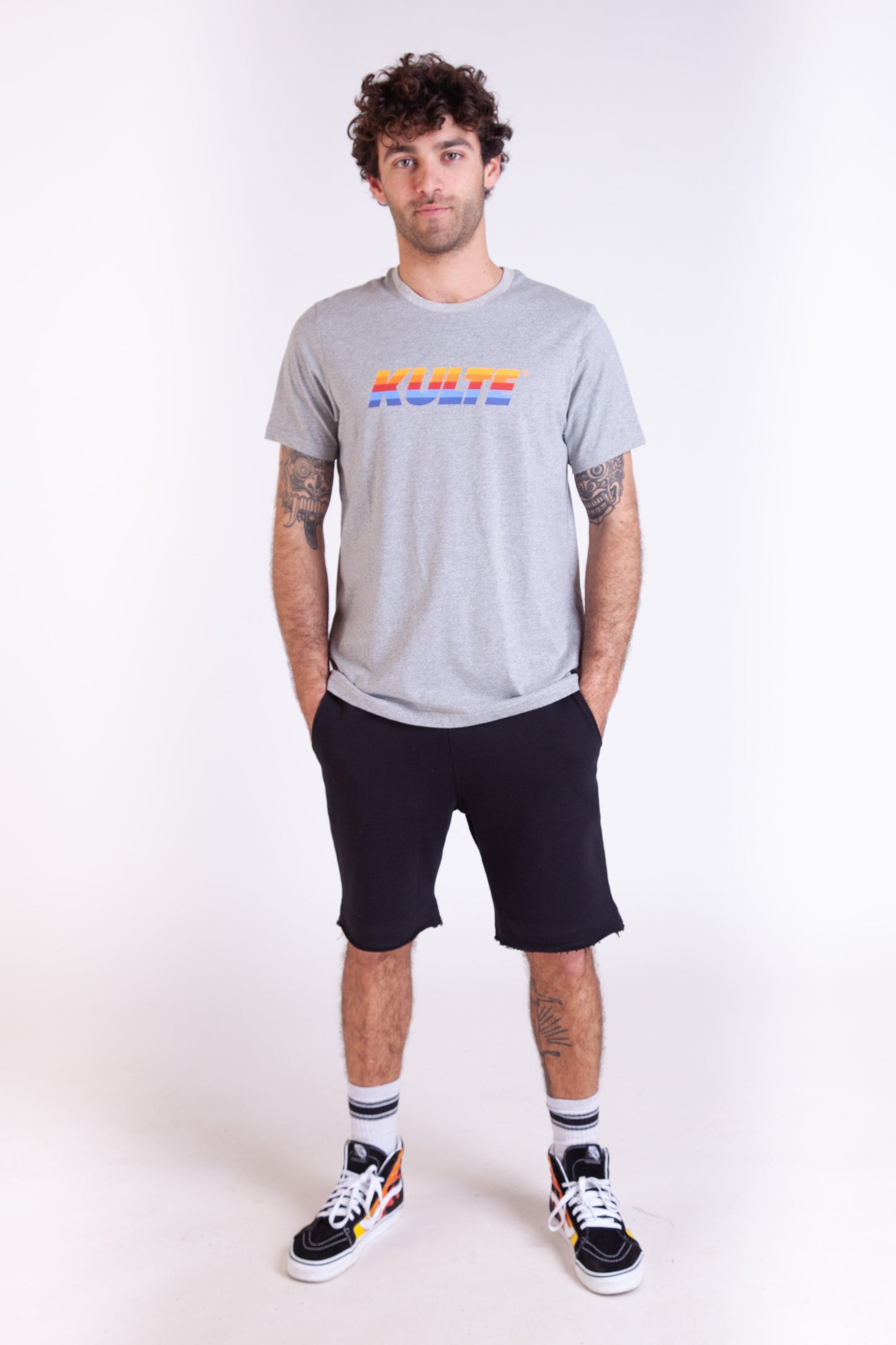 TEE SHIRT CORPO ITALIC GREY