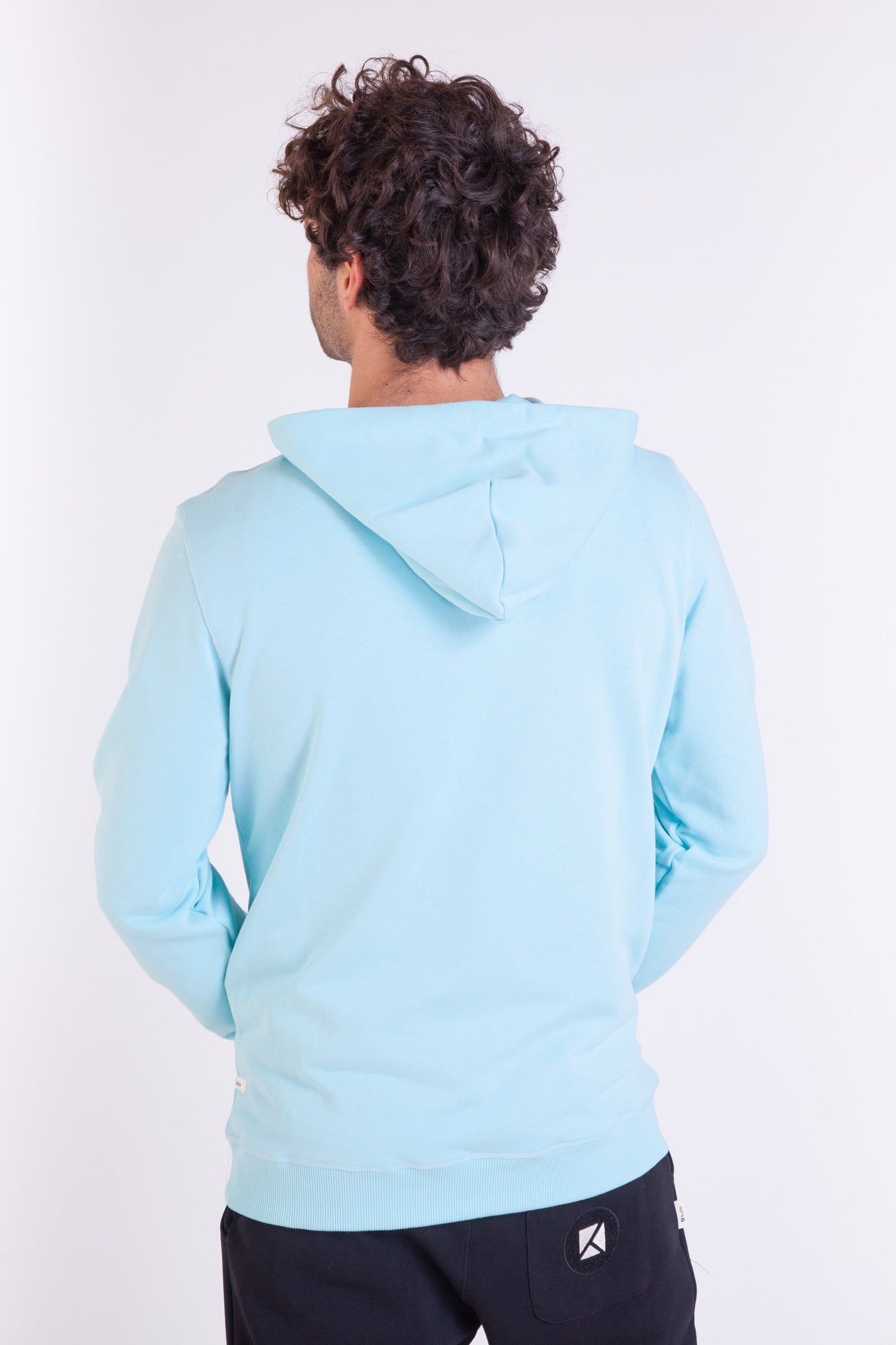 HOODIE BEACH LIGHT BLUE