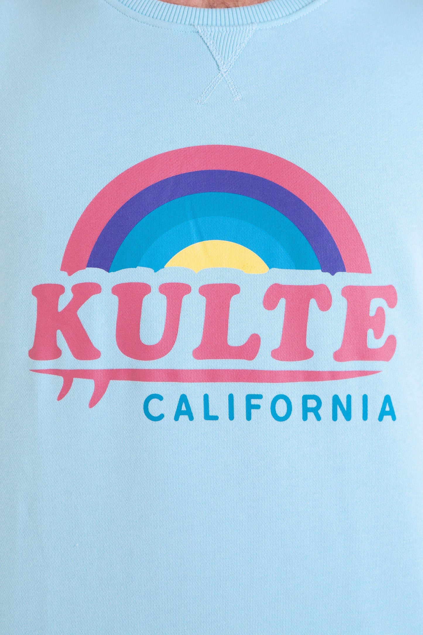 SWEATSHIRT CALIFORNIA SKY LIGHT BLUE