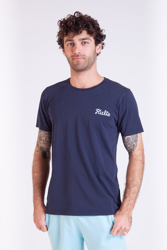 TEE SHIRT CORPO SCRIPT NAVY