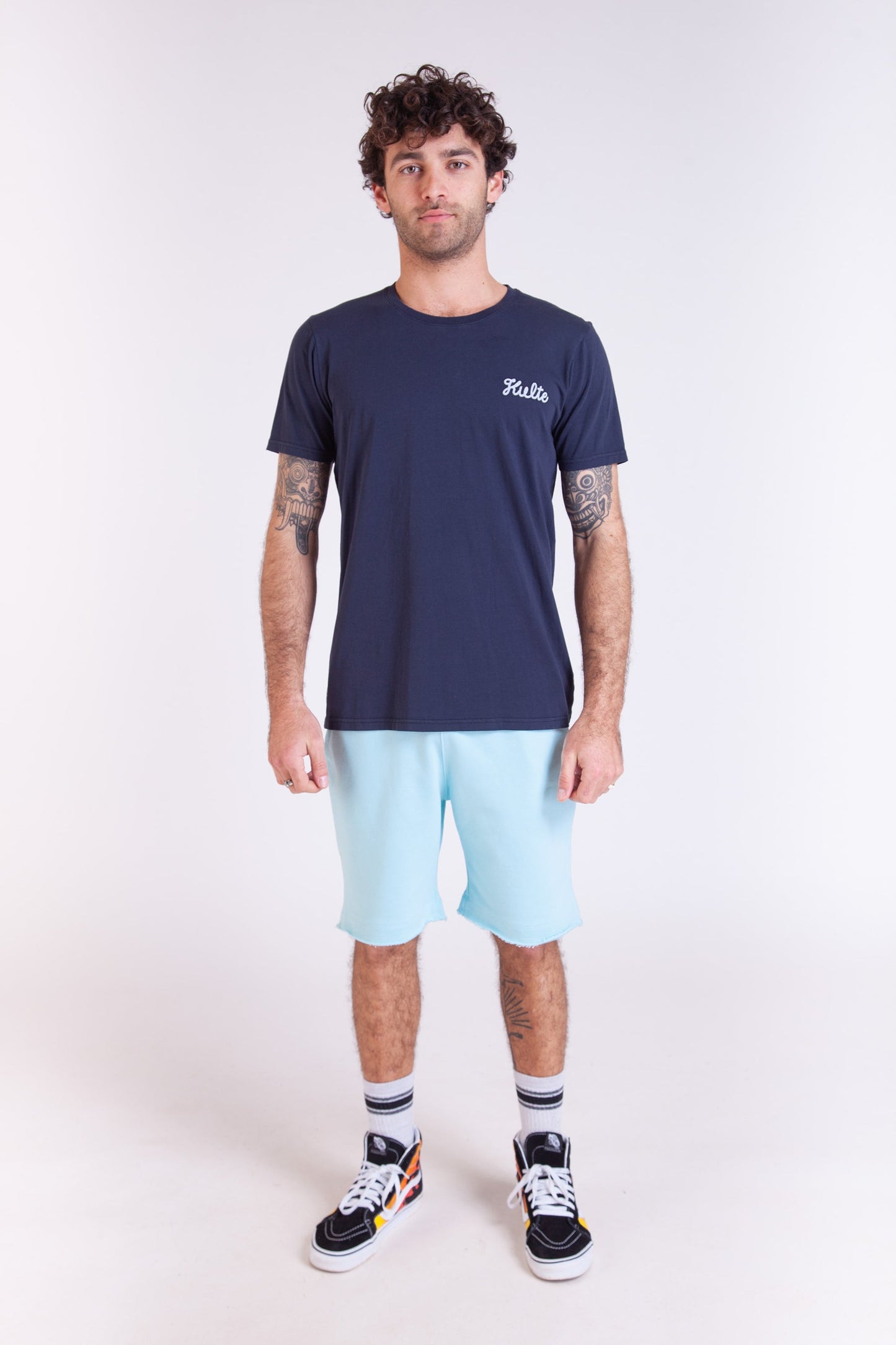 TEE SHIRT CORPO SCRIPT NAVY