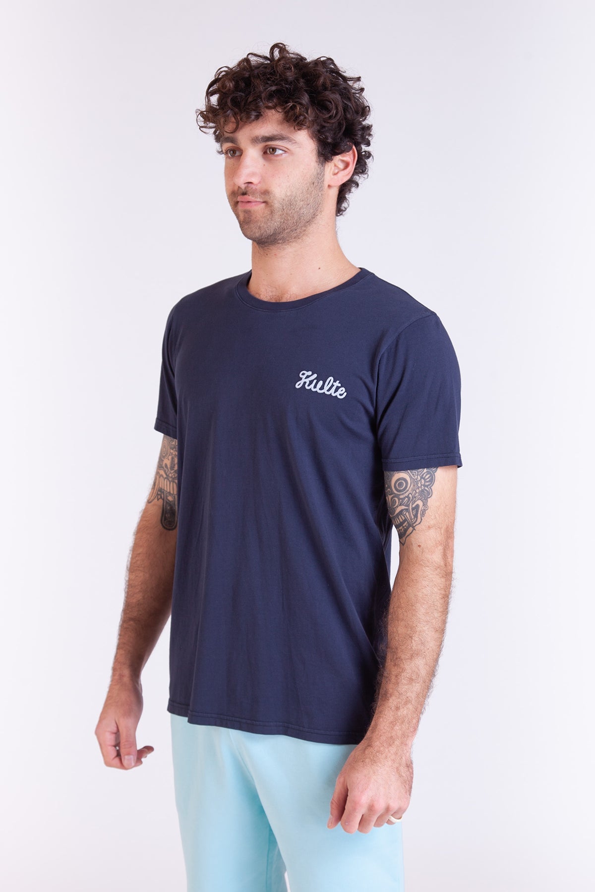 TEE SHIRT CORPO SCRIPT NAVY