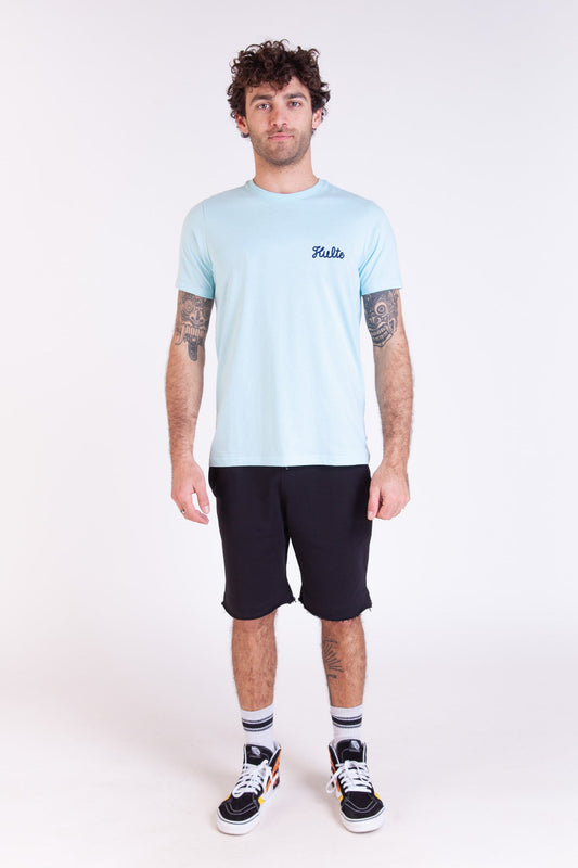 TEE SHIRT CORPO SCRIPT LIGHT BLUE