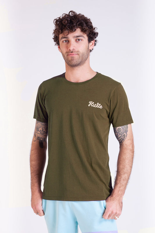 TEE SHIRT CORPO SCRIPT KAKI