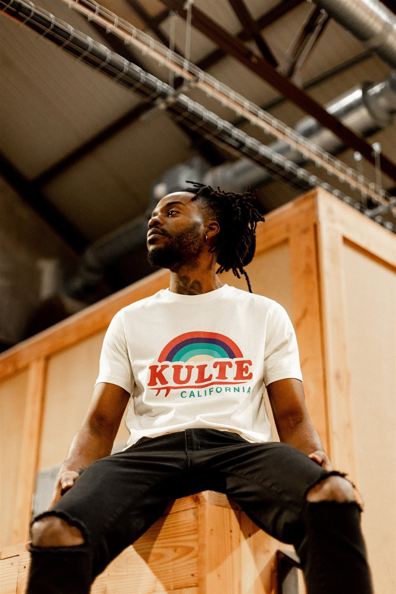 CALIFORNIA SKY OFF WHITE T-SHIRT