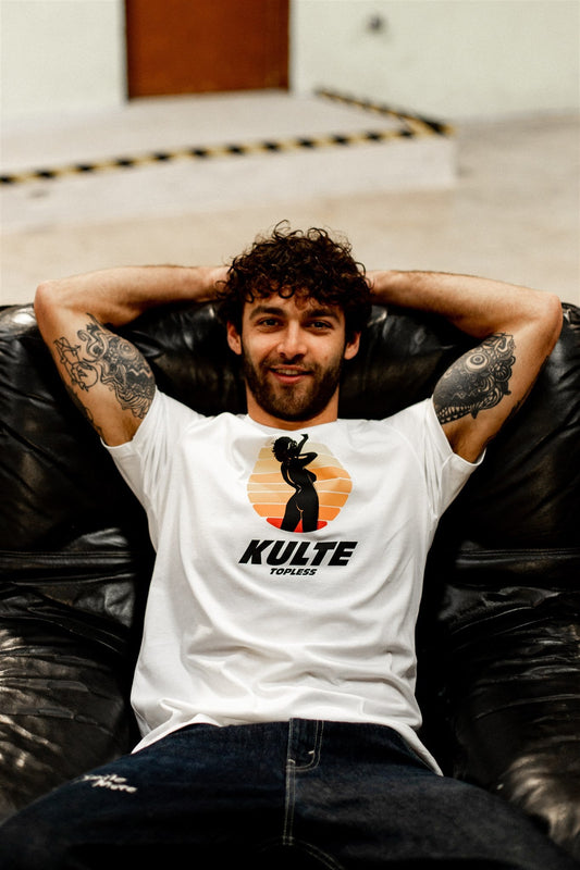 TEE SHIRT TOPLESS WHITE