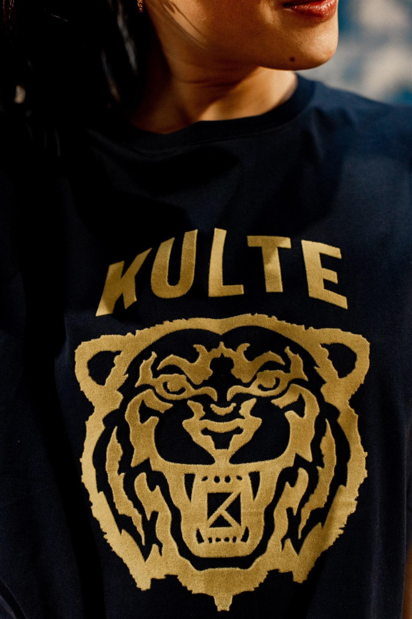 TEE SHIRT TIGRE NAVY
