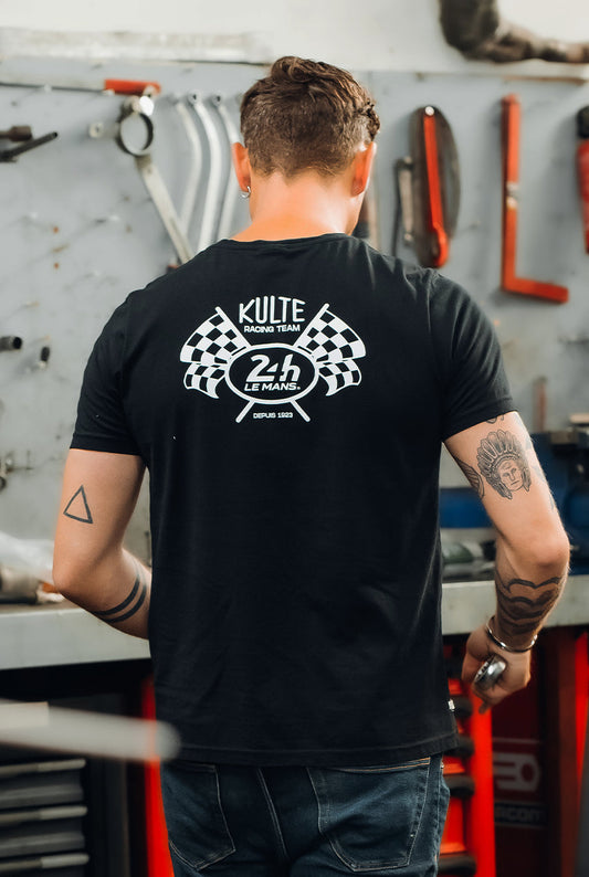 TEE SHIRT DRAPEAU BLACK