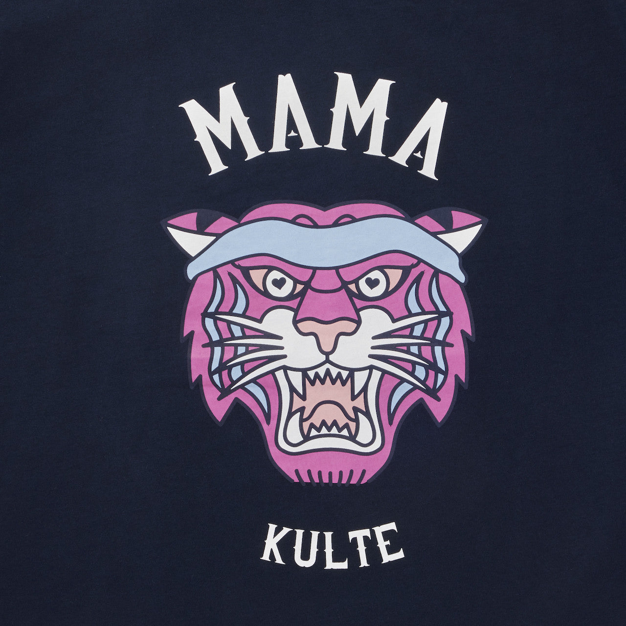 TEE SHIRT BEACH MAMA TIGER NAVY