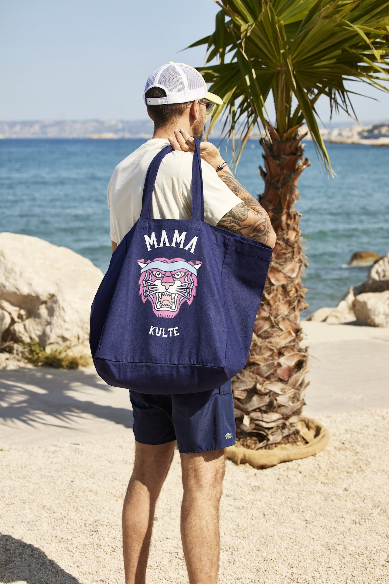 TOTE BAG MAXI MAMA NAVY