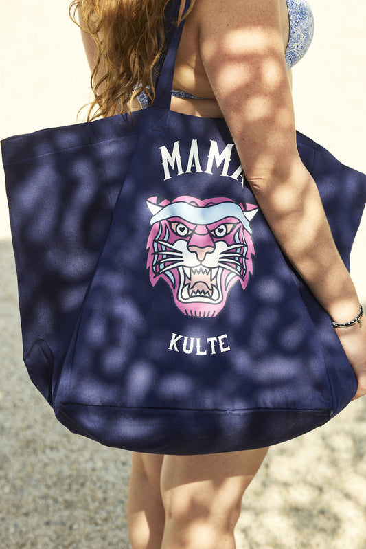 TOTE BAG MAXI MAMA NAVY