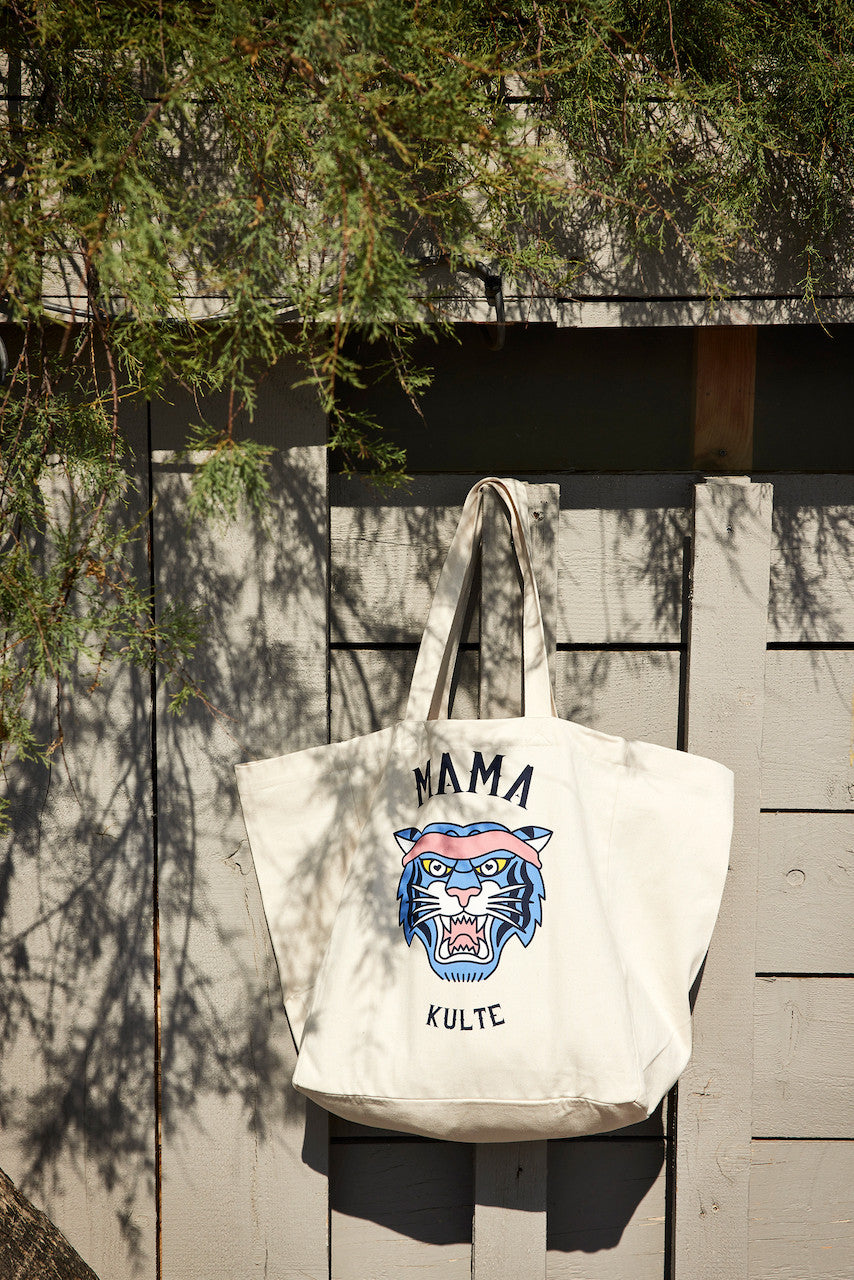 TOTE BAG MAXI MAMA OFF WHITE