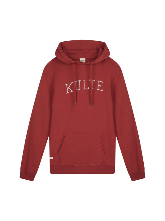 BURGUNDY ATHLETIC HOODIE
