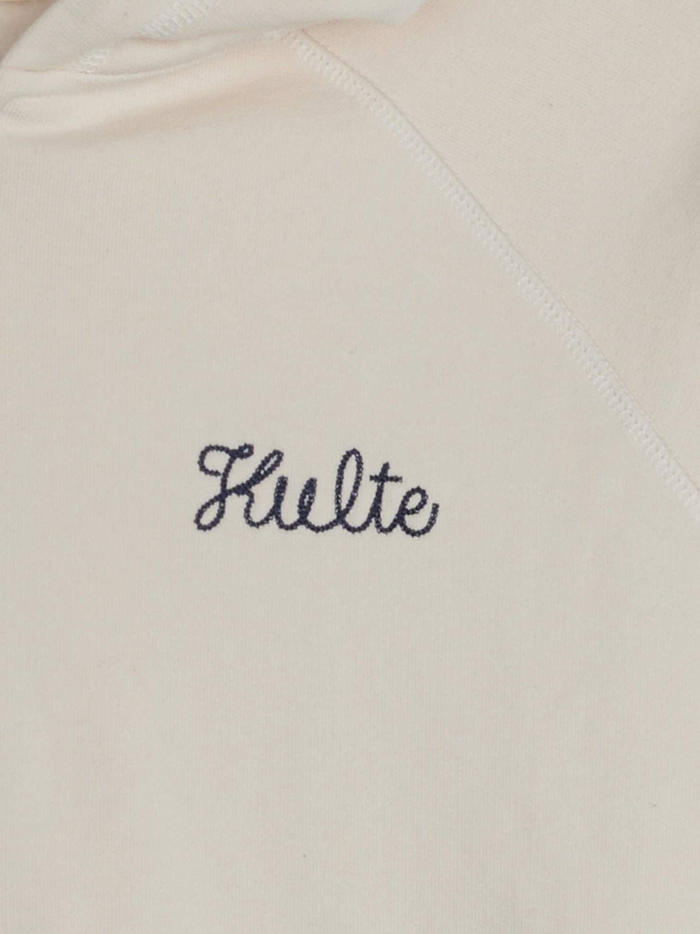 ZIP SCRIPT HOODIE PREMIUM OFF WHITE