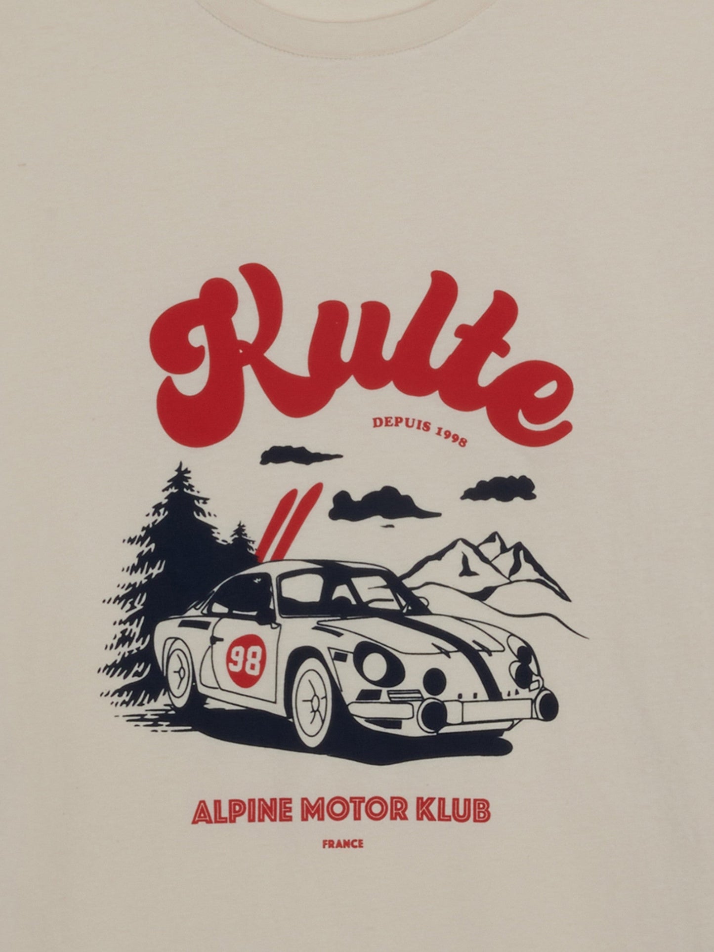 TEE SHIRT ALPINE KLUB OFF WHITE