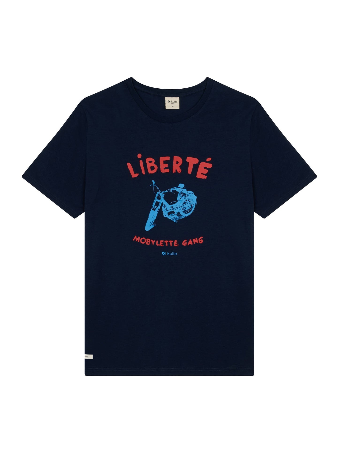 NAVY MOBYLETTE T-SHIRT