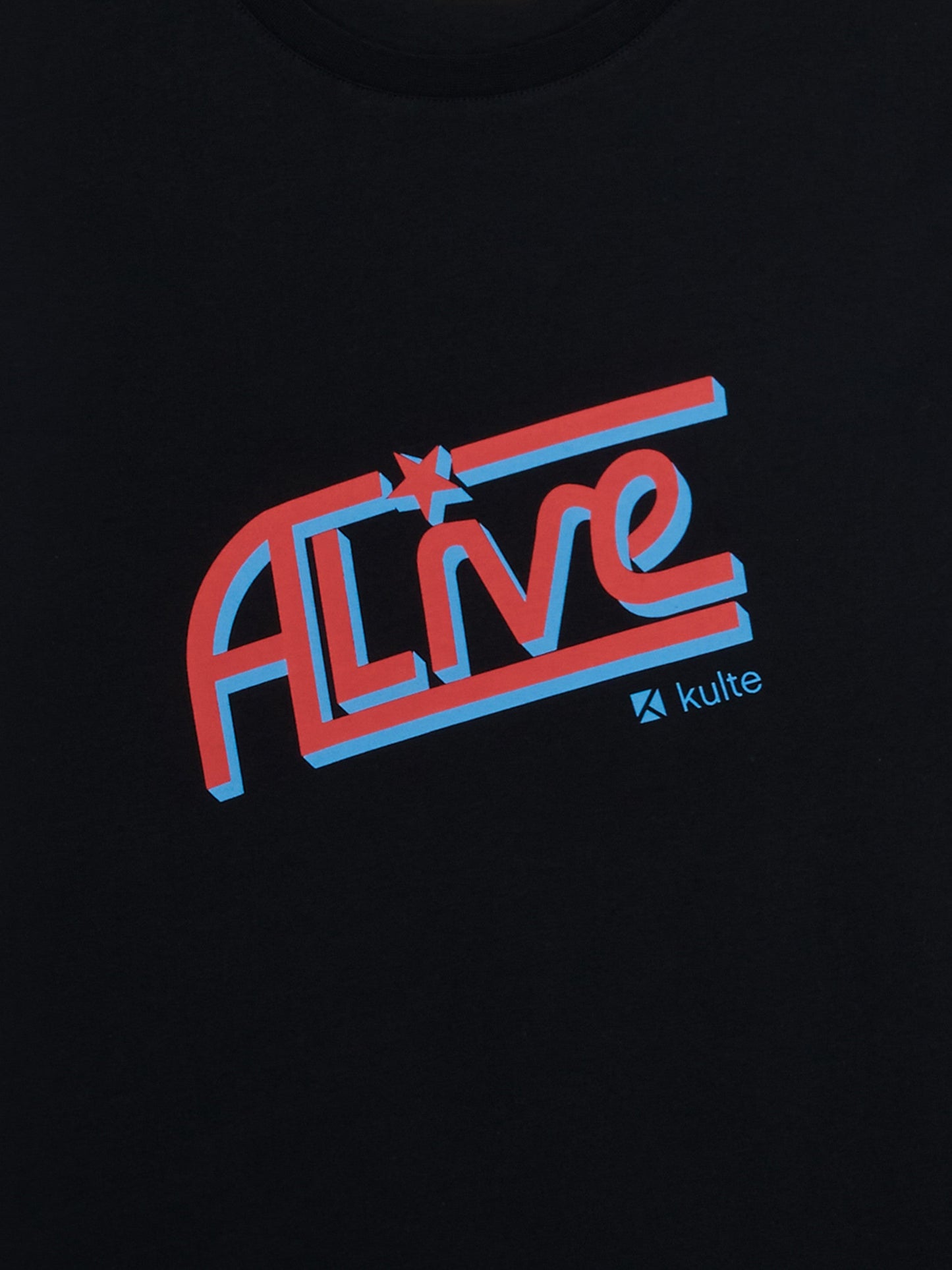 TEE SHIRT ALIVE BLACK