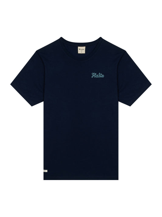 TEE SHIRT CORPO SCRIPT NAVY