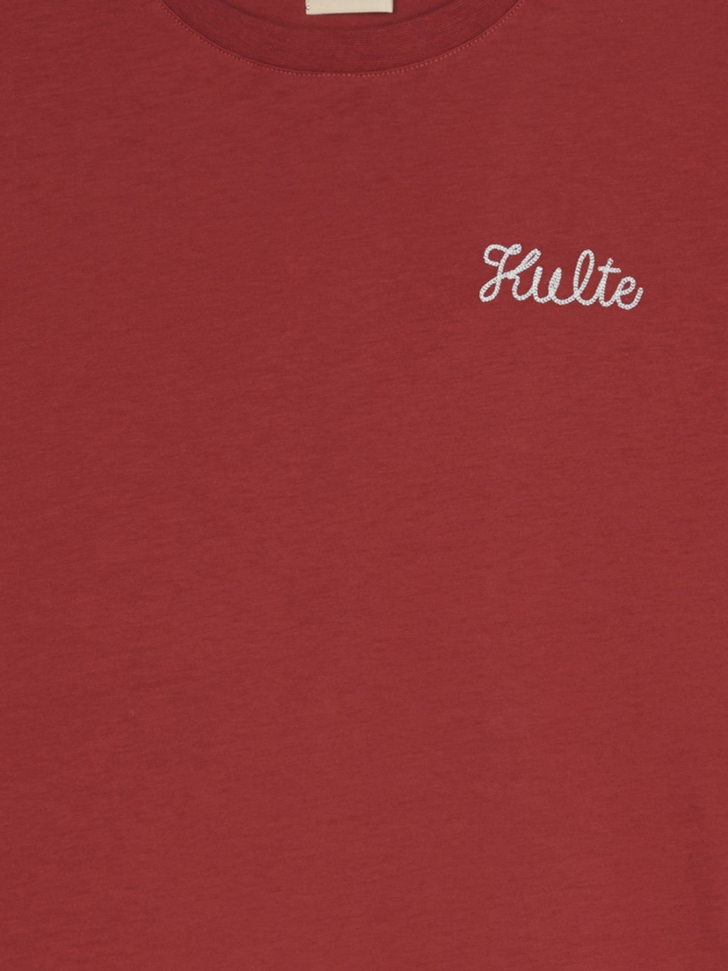 CORPO SCRIPT BURGUNDY T-SHIRT