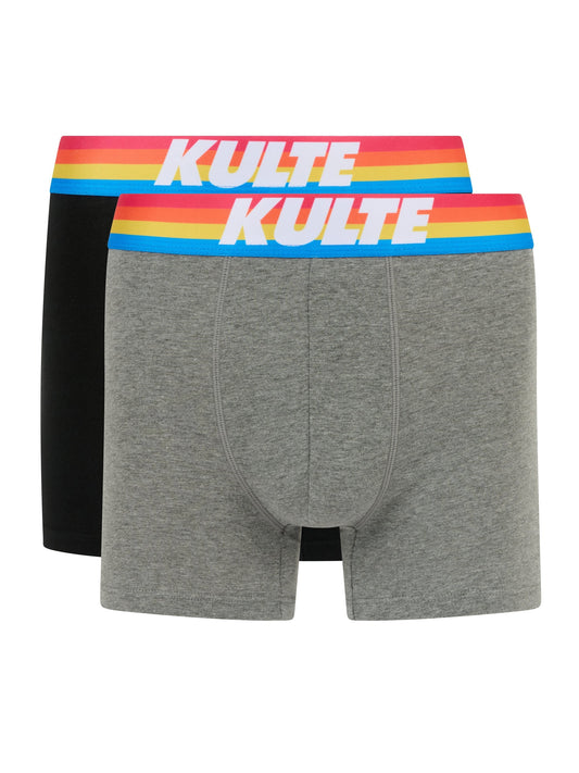 BOXER RAINBOW BLACK/GREY