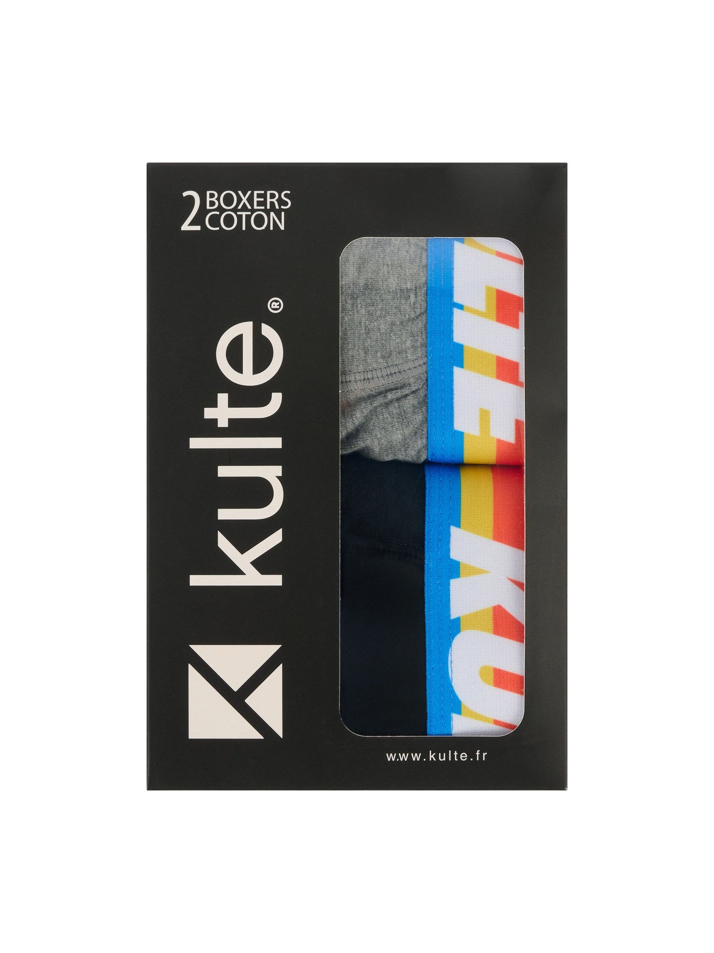 BOXER RAINBOW BLACK/GREY