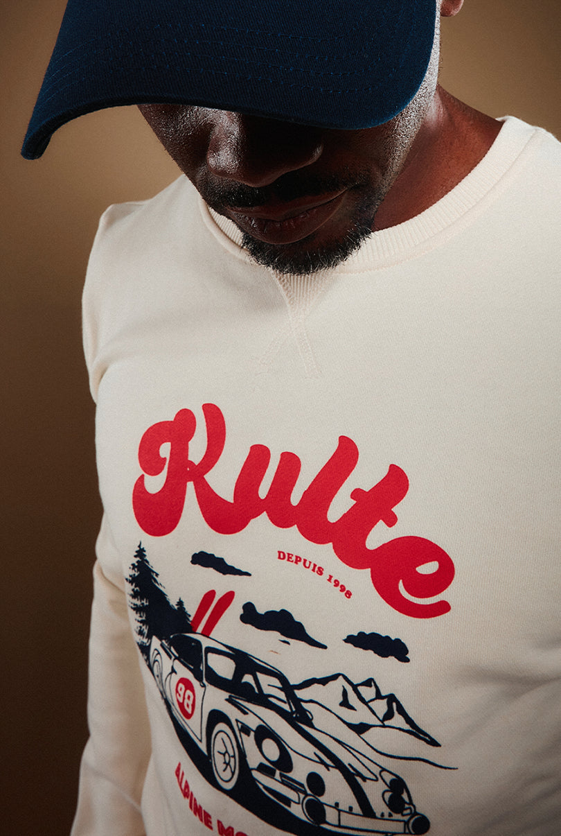 TEE SHIRT ALPINE KLUB OFF WHITE
