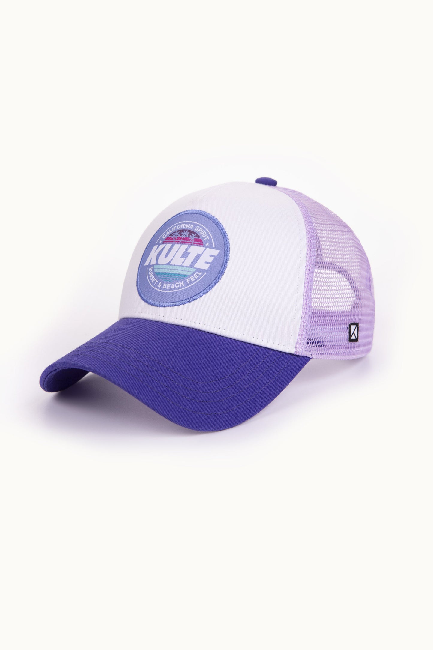 CASQUETTE MOTIF CALI LILAS