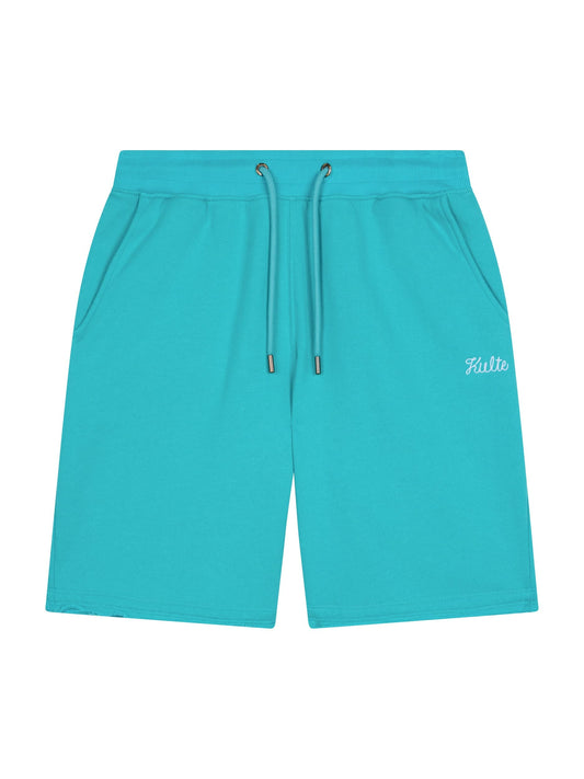 JOG SHORT SCRIPT TURQUOISE