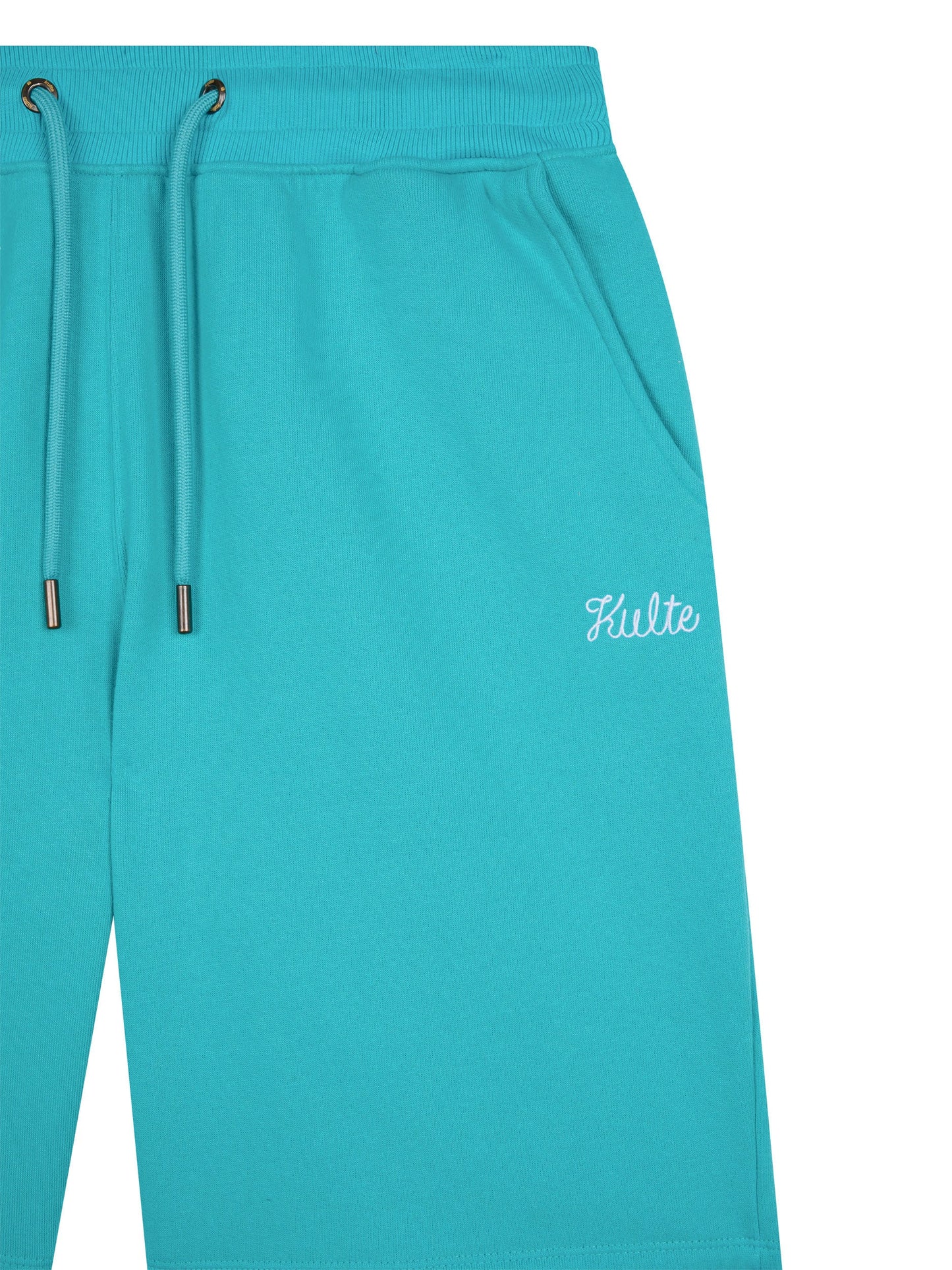 JOG SHORT SCRIPT TURQUOISE
