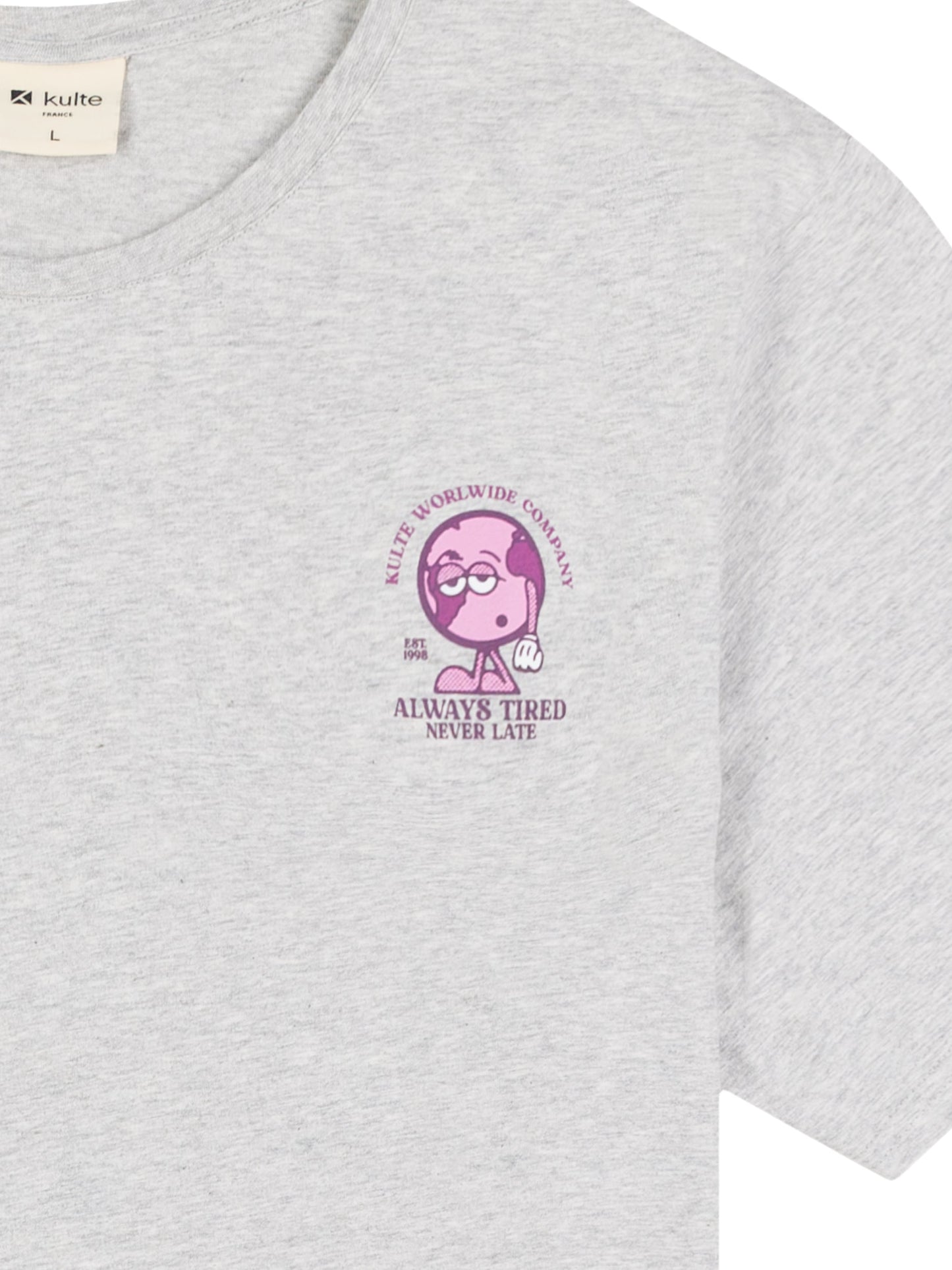 TEE SHIRT TIRED GREY