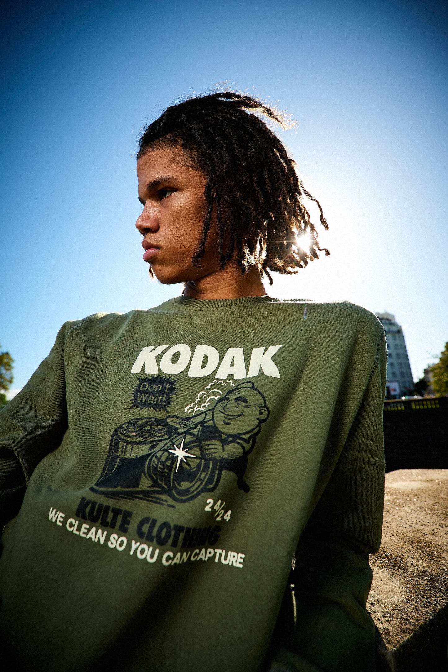 SWEAT CLEANER KAKI