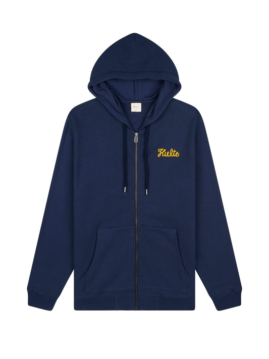 HOOD ZIP CORPO SCRIPT MARINE