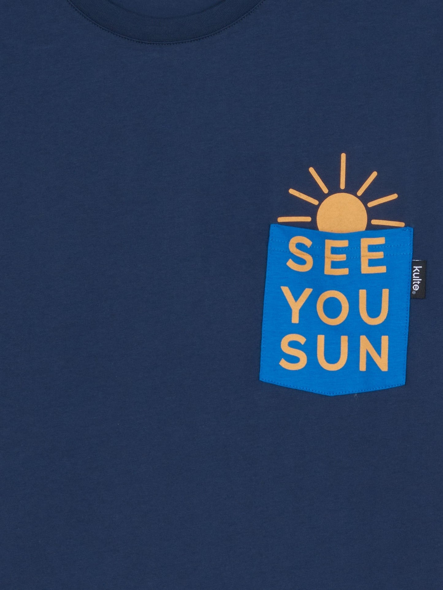 T-SHIRT SEE YOU SUN NAVY