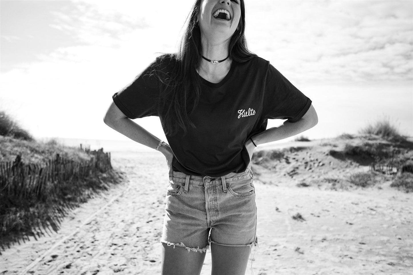 T-SHIRT CORPO SCRIPT NAVY