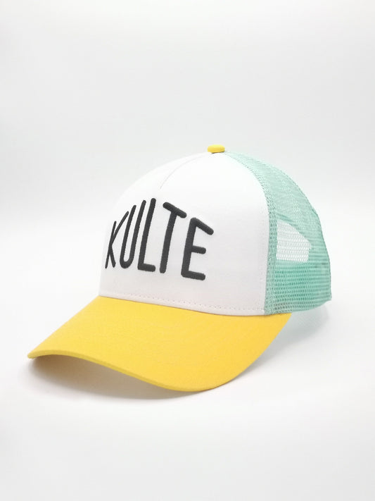 CASQUETTE TRUCKER VINTAGE YELLOW