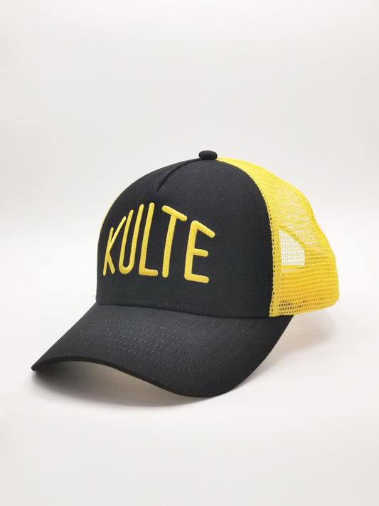 CASQUETTE TRUCKER VINTAGE MARINE/JAUNE