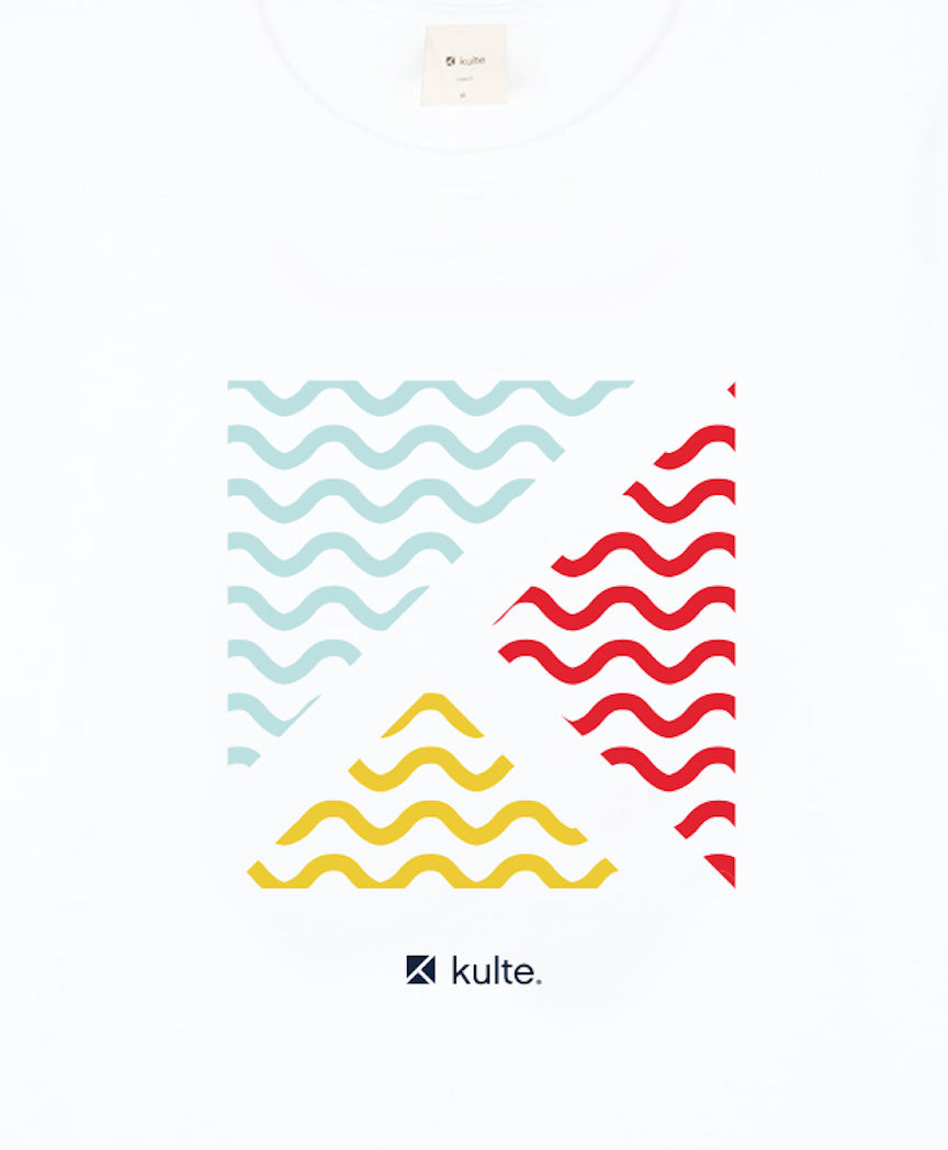 T-SHIRT WAVE UNISEXE WHITE