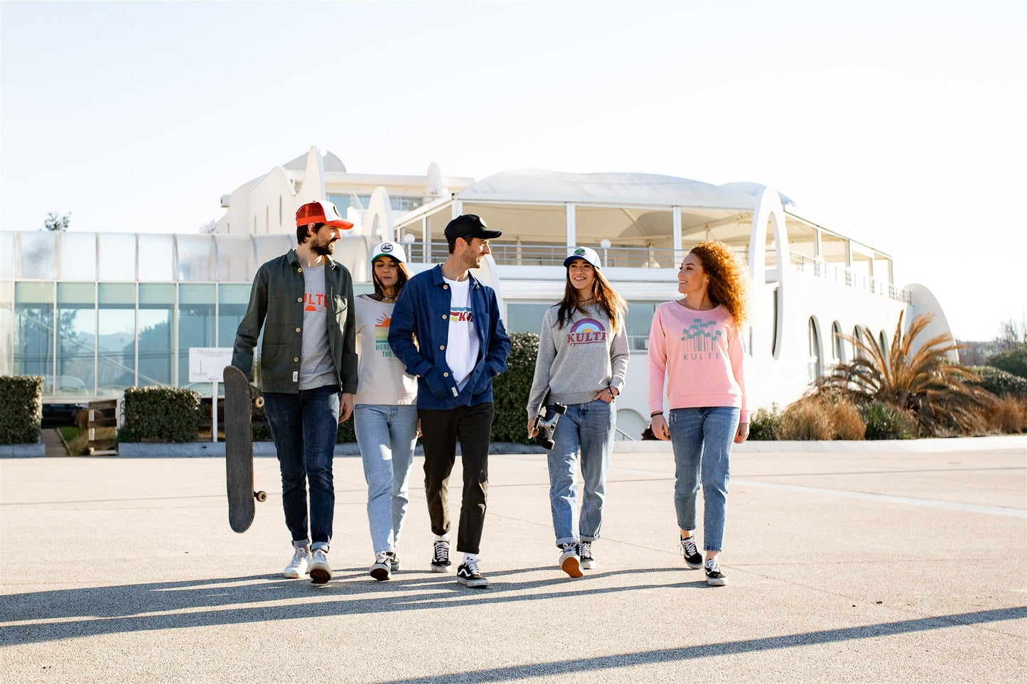 PALMS PINK WOMEN'S SWEATSHIRT