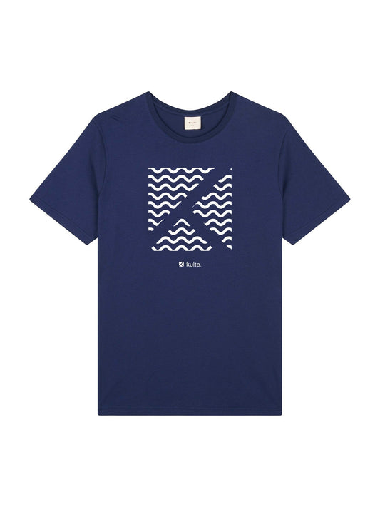 T-SHIRT WAVE NAVY