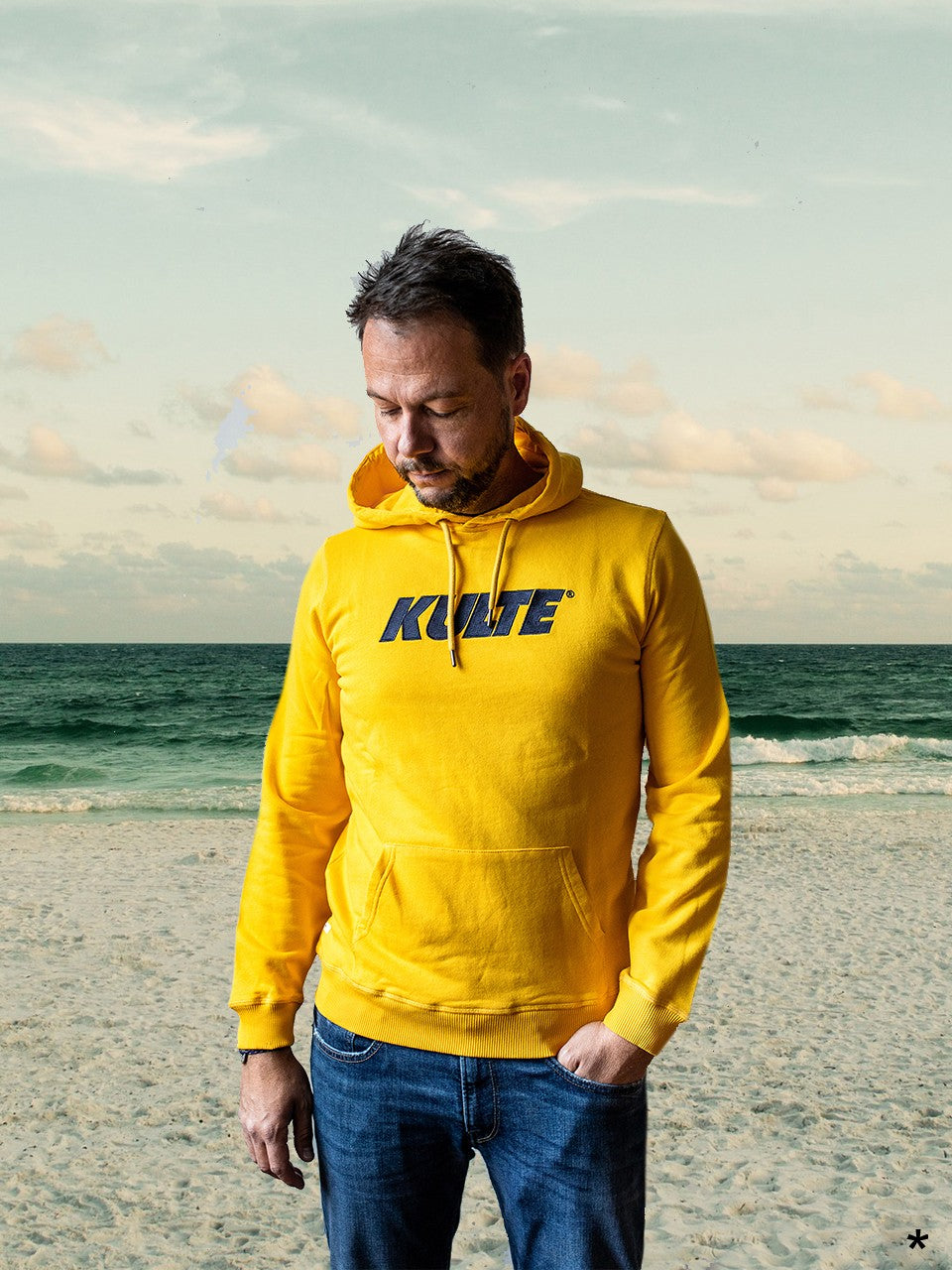 HOOD CORPO ITALIC YELLOW