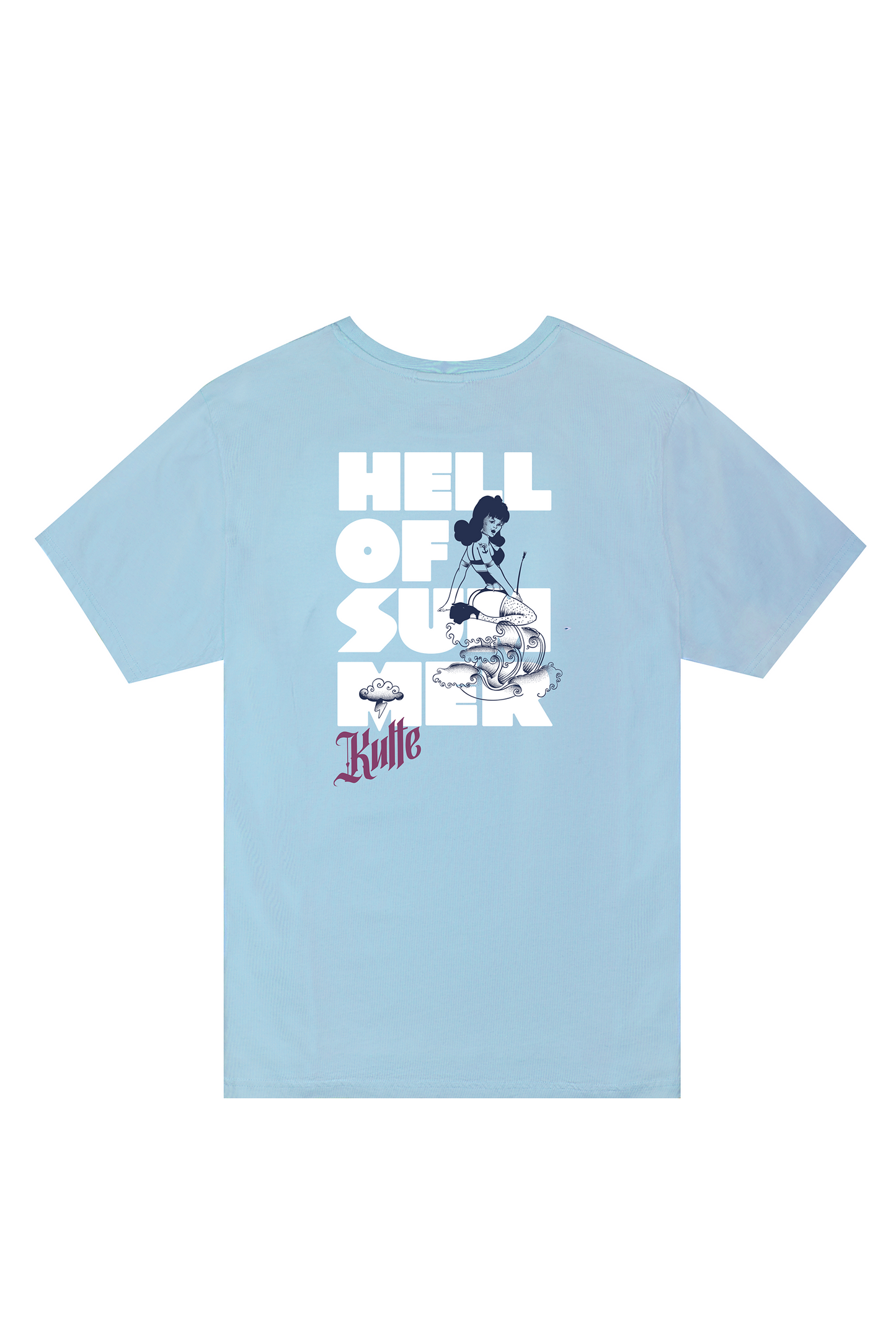 T-SHIRT PIN-UP BLUE