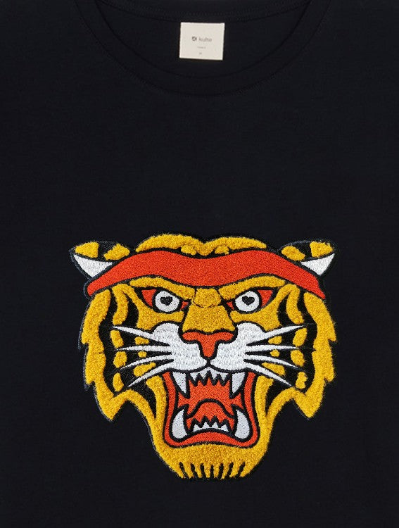 T-SHIRT TIGRE PREMIUM UNISEXE BLACK