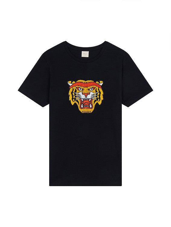 T-SHIRT TIGRE PREMIUM UNISEXE BLACK