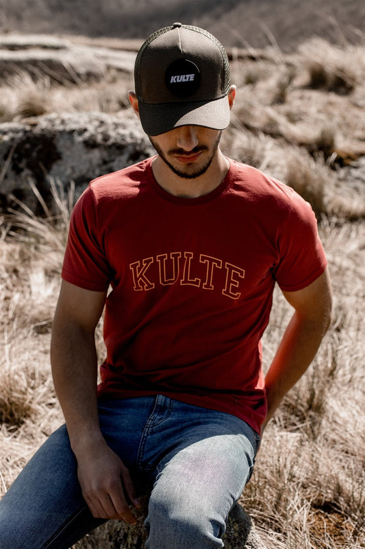 T-SHIRT UNISEXE CORPO ATHLETIC BURGUNDY